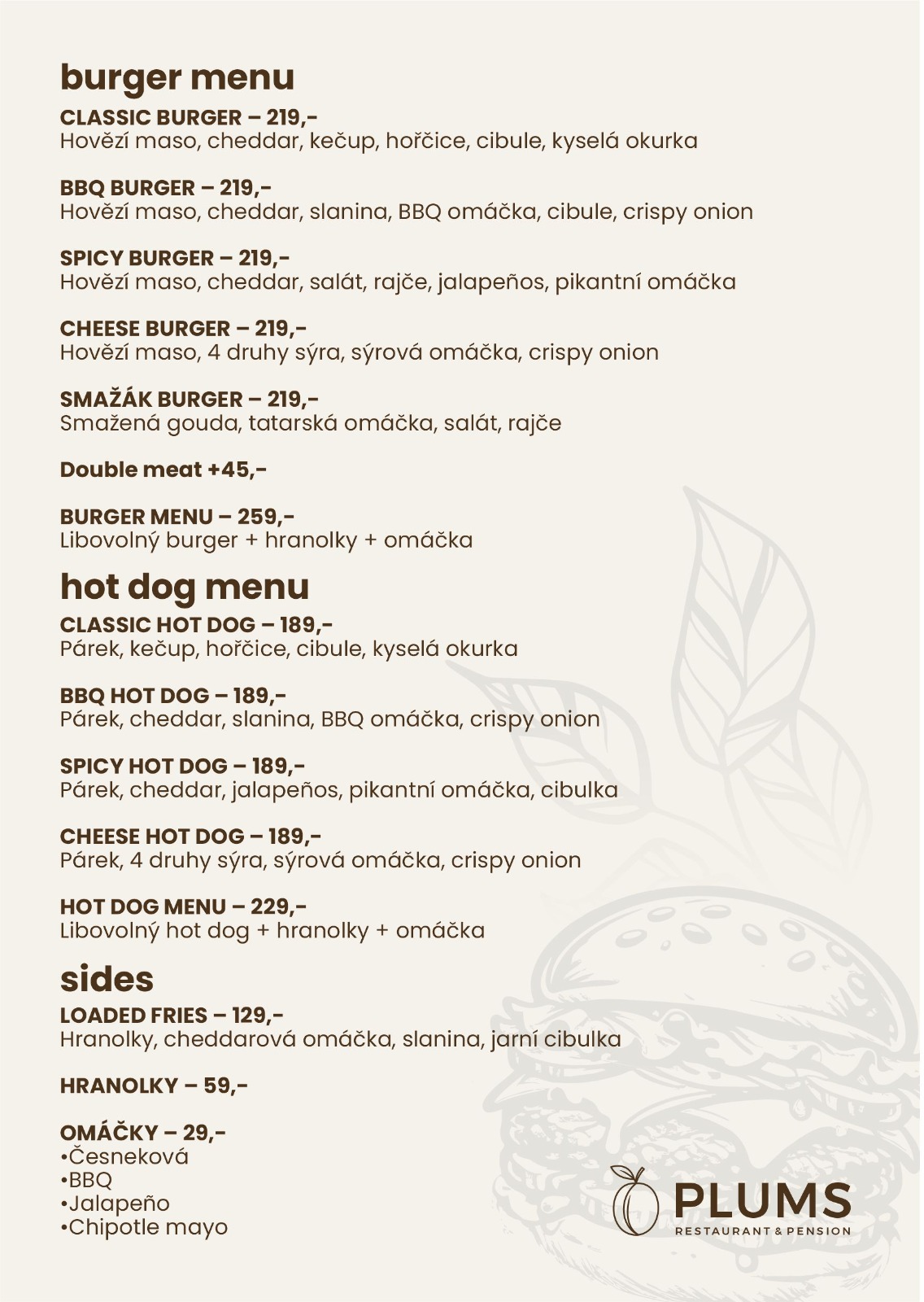 Burgery & Hot Dogy